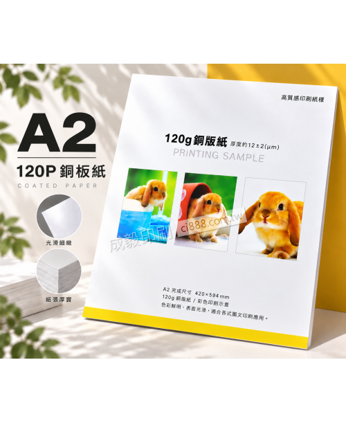 高雄印刷 - A2 120P銅板紙-海報設計印刷