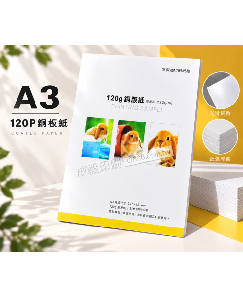 高雄印刷 - A3 120P銅板紙-海報設計印刷