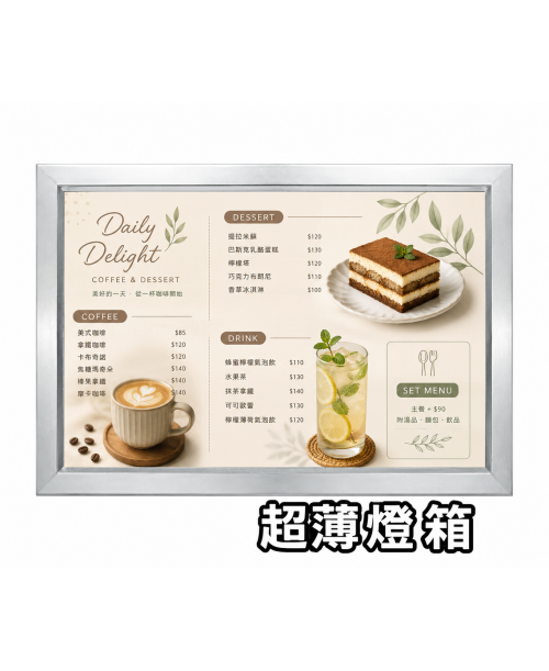 高雄印刷 - 超薄燈箱-燈箱設計印刷