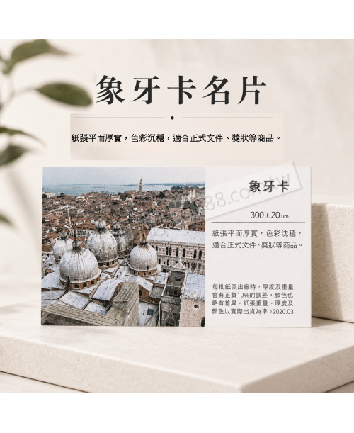 高雄印刷 - 象牙卡名片-300p名片印刷設計