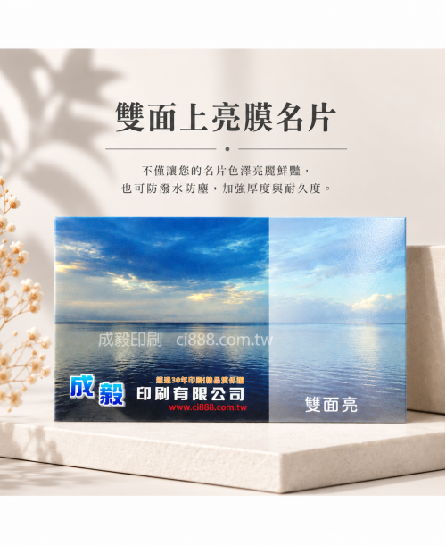 高雄印刷 - 雙面亮名片-250p名片印刷設計